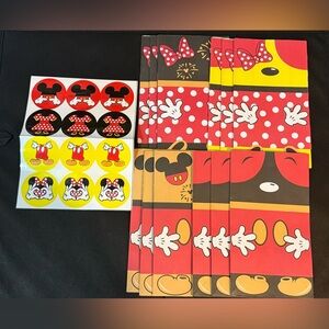 Mickey & Minnie Mouse Party Favor Bags 12ct- NEW